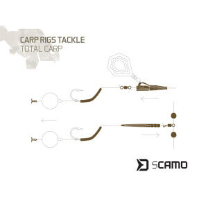Obrázok 3 k Set montáž DELPHIN TheEnd sCamo Total Carp, 10 ks