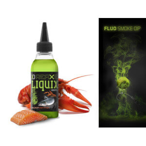 Fluo dip DELPHIN D Snax LiquiX, 100 ml, Losos & Rak