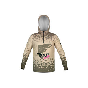 Obrázok 2 k Tričko DELPHIN UV Armor 50+ Trout s kapucňou