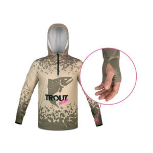 Obrázok 3 k Tričko DELPHIN UV Armor 50+ Trout s kapucňou