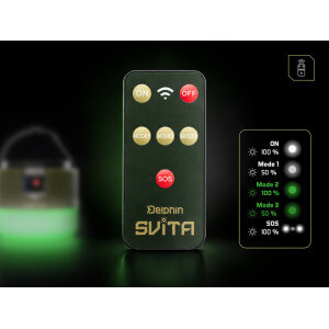 Obrázek 8 k Kempová lampa DELPHIN Svita 4 W/ 3600 mAh, s ovladačem