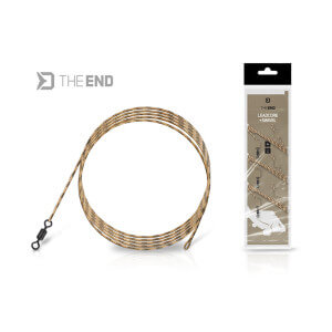 Nadväzec DELPHIN TheEnd Leadcore + Swivel, 3 ks, 1 m