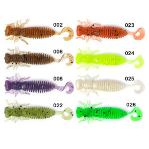 Nástraha FANATIK Larva LUX 3,5"; 8,9 cm, 4 ks