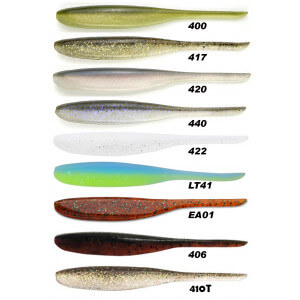 Nástraha KEITECH Shad Impact 4 inch/ 10,16cm, bal. 8ks