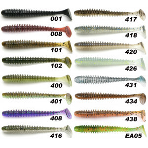 Nástraha KEITECH Swing Impact 4 inch/ 10,16cm, bal. 8ks