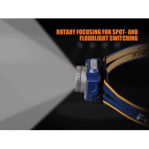 Obrázok 4 k Nabíjacia zaostrovacia čelovka FENIX HL40R modrá