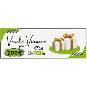 Vánoční dárková poukázka 200 €