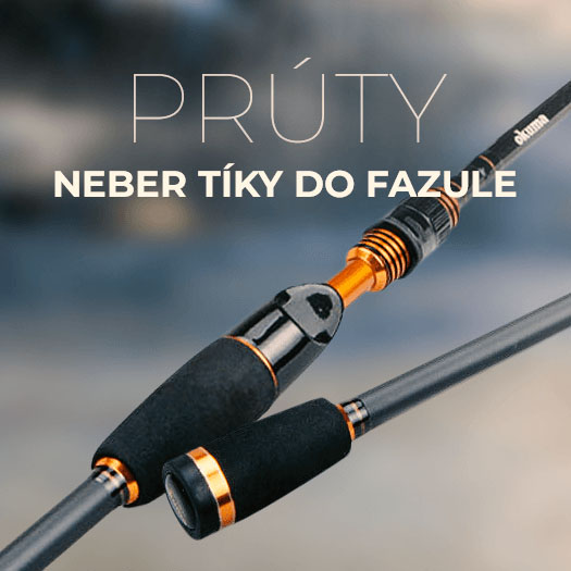 Prúty na pstruhy, neber tiky do fazule