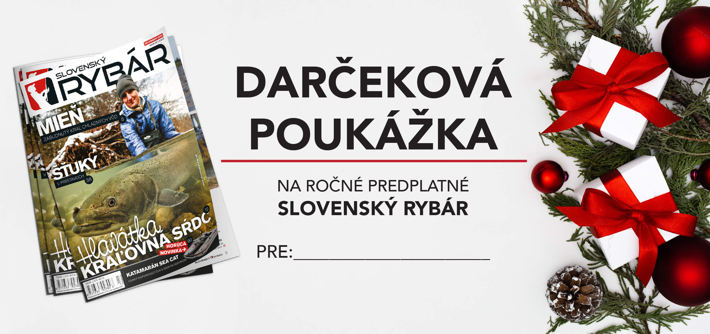 Poukážka časopis Slovenský RYBÁR